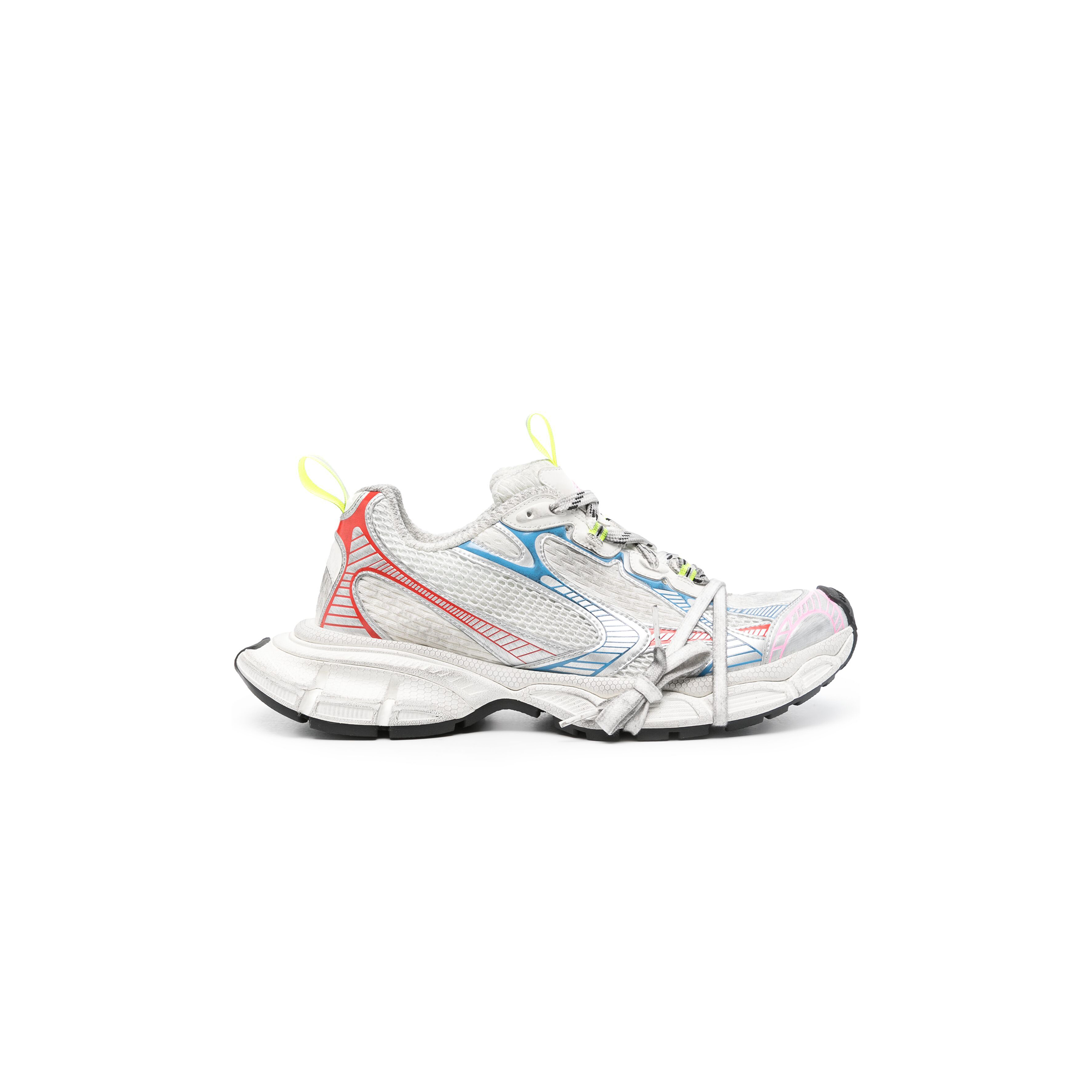 Ba*len*cia*ga wmns 3xl sneaker worn-out white blue red 734734w3xl59645